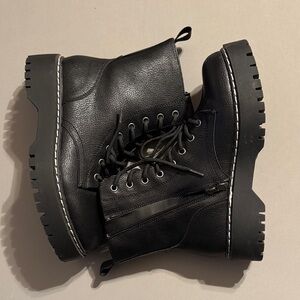 UNIONBAY Black Combat & Moto Boots